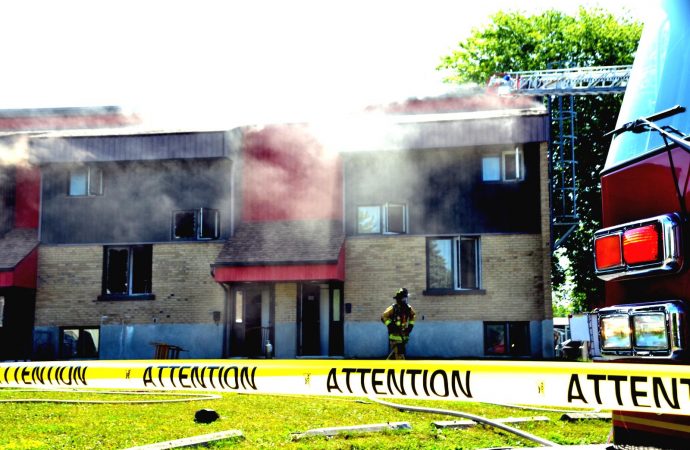 Incendie sur la rue Bousquet dans un multi-logements