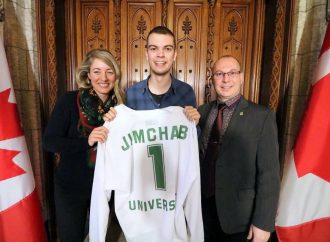 Jimchab rencontre la ministre Mélanie Joly au Parlement du Canada