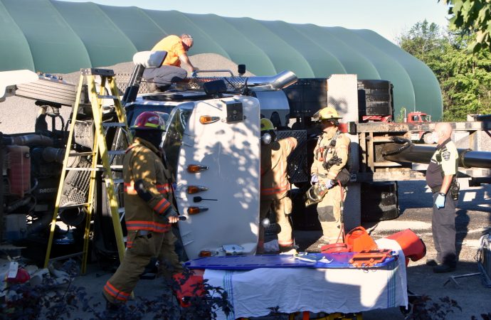Accident de travail rue Rocheleau à Drummondville