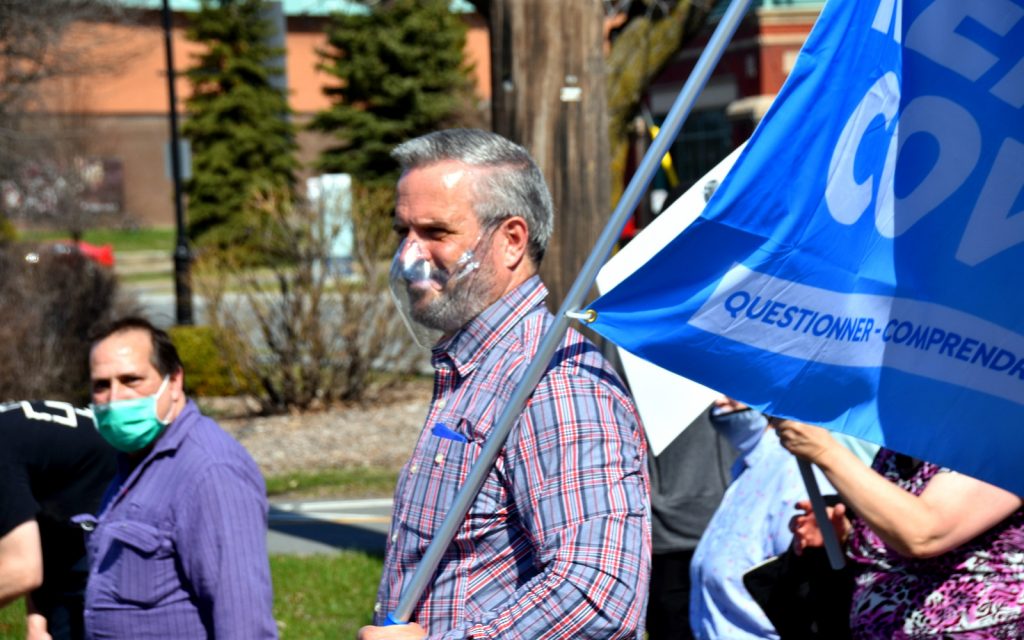Manif Drumond Covid19 @ Crédit photo Eric Beaupré Vingt55-005
