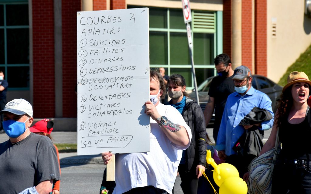 Manif Drumond Covid19 @ Crédit photo Eric Beaupré Vingt55-007