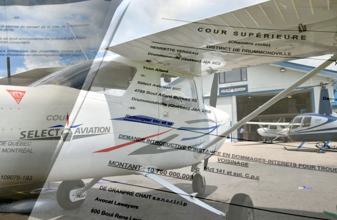 Dossier Select Aviation 224 citoyens tentent d’obtenir près de 11 millions en dommages et intérêts à Drummondville