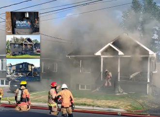 Un incendie a complètement détruit une résidence de la rue du Tressot à Drummondville