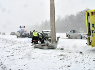 Plusieurs accidents en raison des conditions météo difficiles sur l’autoroute 20