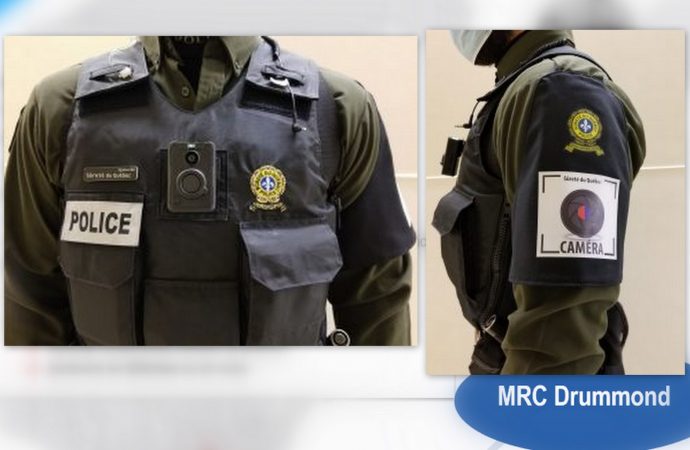 Utilisation de caméras portatives par ses patrouilleurs – La SQ MRC de Drummond participera activement à ce projet pilote