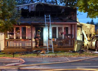 Une explosion cause un incendie de résidence à Saint-Charles-de-Drummond