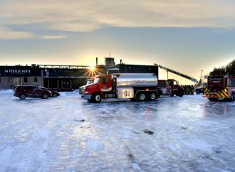Début d’incendie à la Feuille Verte de Saint-Cyrille-de-Wendover