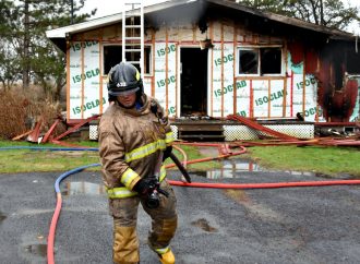 Incendie – Une résidence détruite par un incendie à Sainte-Clotilde-de-Horton