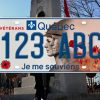 Le gouvernement du Québec dévoile une plaque d’immatriculation unique pour les vétérans
