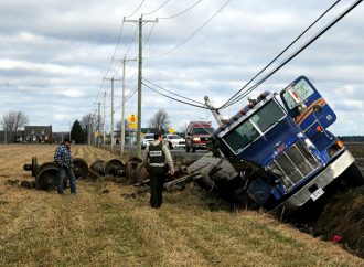 Violente embardée à Saint-Bonaventure