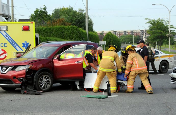 Accident mineur à Drummondville