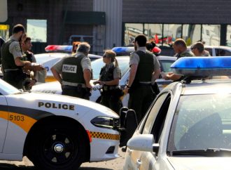 Importante opération policière à Plessisville, les policiers de Drummond contribuent