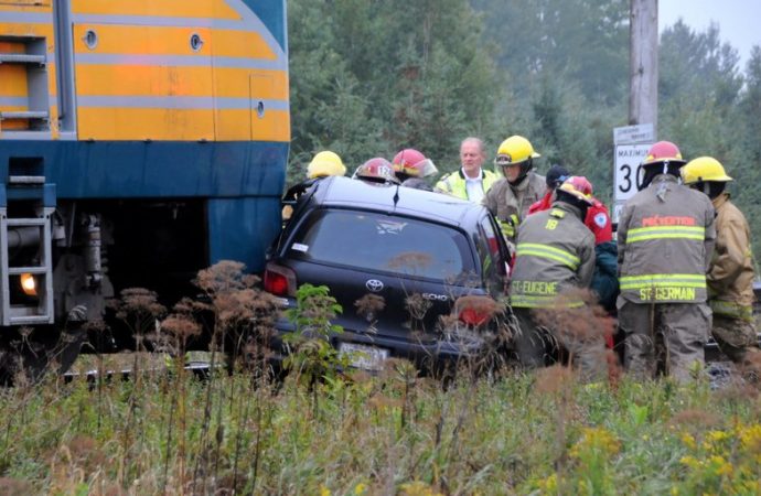 Accident de train mortel à Saint-Eugène