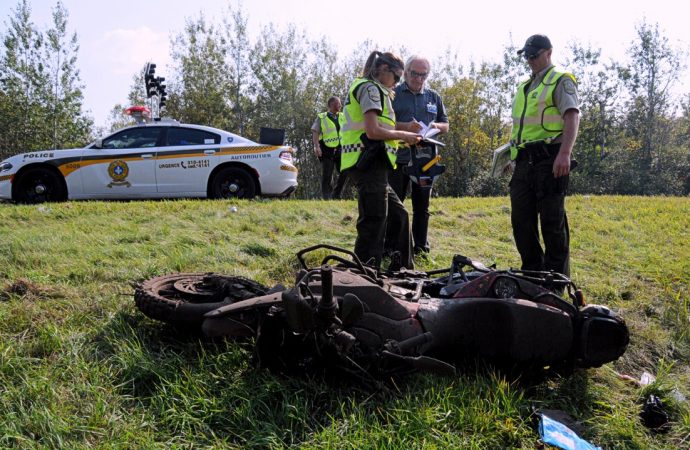 Motocycliste tué à Drummondville