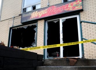 Incendie suspect au Resto Méga Pizza 2 pour 1