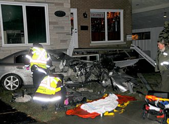 Drummondville : Spectaculaire embardée sur la rue St-Pierre mercredi