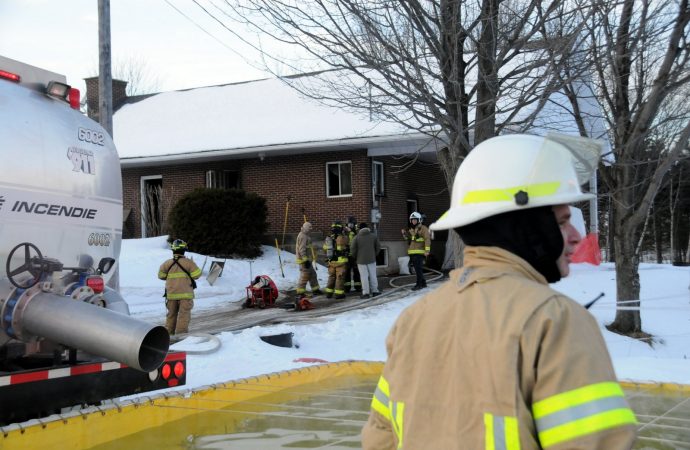 Notre-Dame-du-Bon-Conseil – Dommages limités à une résidence par l’intervention rapide des pompiers
