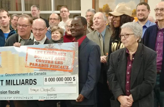 Lancement de la campagne du député Choquette pour lutter contre les paradis fiscaux