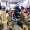 Une surprise attendait les pompiers du Service incendie de Saint-Léonard-d’Aston samedi en matinée