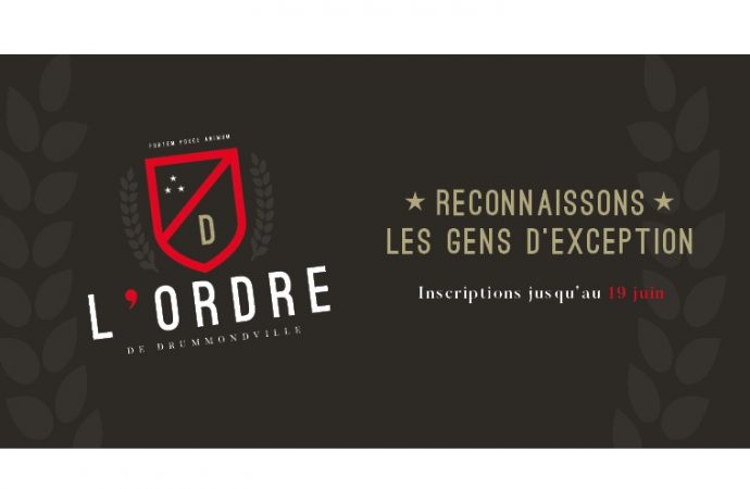 Appel de candidatures – L’Ordre de Drummondville célébrera sa deuxième promotion