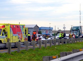 Un accident causé par un geste téméraire et illégal sur l’autoroute 20