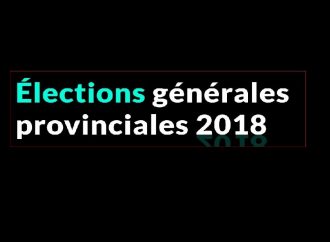 Les élections générales provinciales 2018 sont déclenchées avec une nouvelle carte électorale
