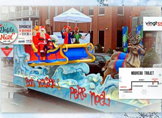 Défilé du père Noël dimanche: LE VRAI PÈRE NOEL déjà en direction de Drummondville