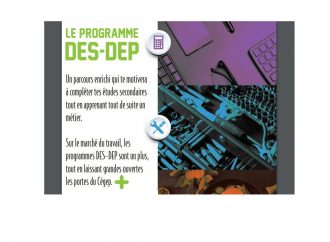 Le programme DES-DEP:  «Doublement» intelligent pour les élèves de 3e secondaire