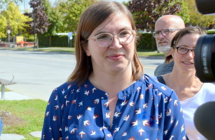 Sarah Saint-Cyr Lanoie brigue le poste de conseillère municipale dans le District 4.