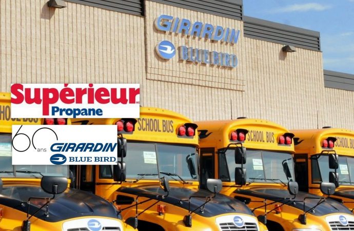 Autobus Girardin et Supérieur Propane s’associent pour réduire les gaz à effet de serre