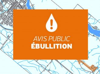 AVIS D’ÉBULLITION : En vigueur dans le secteur de Saint-Nicéphore