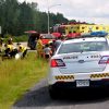 Un accident causé par une crevaison sur l’autoroute 20 a fait cinq blessés