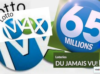 Tirage du Lotto Max du mardi 11 juin – Un billet acheté au Québec gagnant du gros lot de 65 millions de dollars