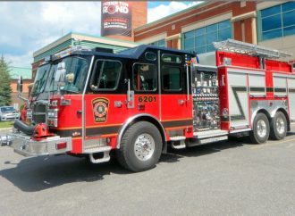 Un nouveau camion de pompier en remplacement au Service de sécurité incendie et sécurité civile