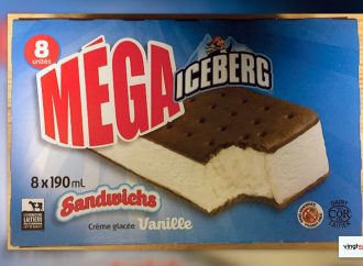 Rappel de sandwichs à la crème glacée de marque Iceberg et de marque Originale Augustin