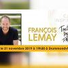 François Lemay fondateur du mouvement  »Inspire-toi » de passage à Drummondville