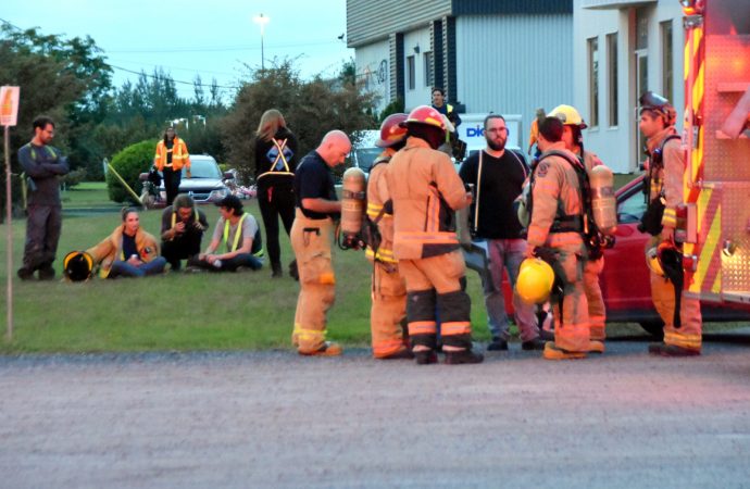 Un déversement de produit nettoyant a forcé l’intervention du Service incendie de Drummondville