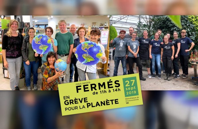 Manifestation mondiale sur la crise climatique du 27 septembre, deux entreprises d’ici s’impliquent concrètement à Drummondville