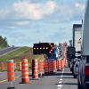 Un  »bris de route » sur l’autoroute 20 est Km 253 vers Québec cause un ralentissement important
