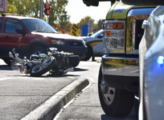 Une collision a fait un blessé mineur aujourd’hui à Drummondville