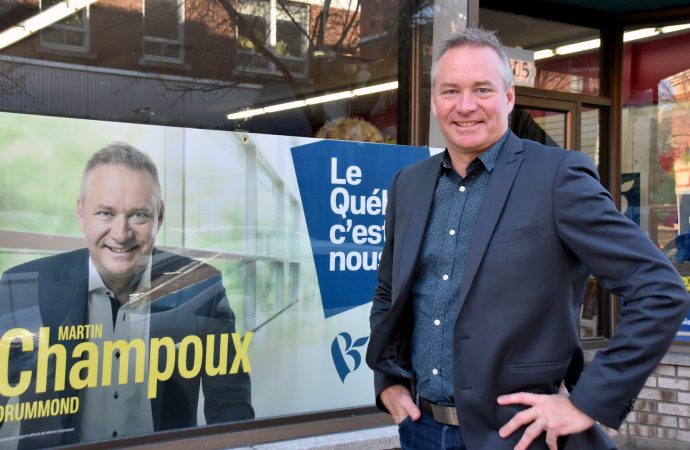 Le candidat du Bloc Québécois dans Drummond, Martin Champoux trace le bilan de sa campagne