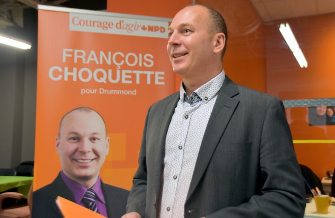 Élections fédérales François Choquette fier de sa campagne positive