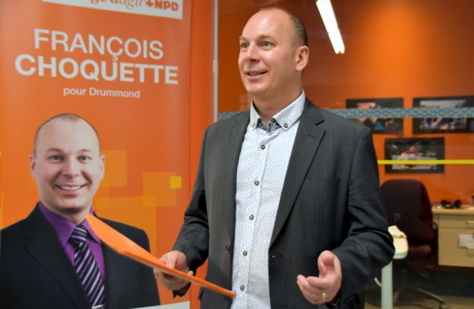 François Choquette et le NPD proposent un plan de soins de santé ‘’de la tête aux pieds ‘’ pour les citoyens de Drummond