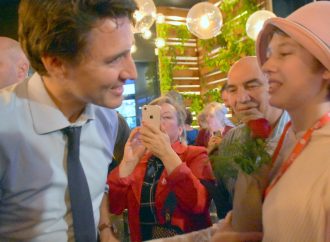 Justin Trudeau marque un arrêt significatif à Drummondville