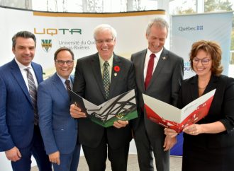 Annonce et investissement majeur pour la construction d’un nouveau pavillon au campus de l’UQTR à Drummondville