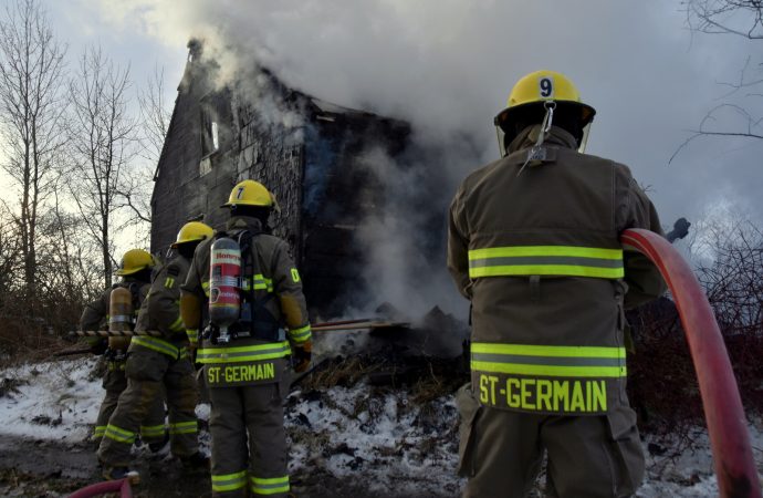 Incendie suspect à Saint-Germain-de-Grantham