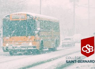 En raison des conditions climatiques – L’école à la maison pour les élèves du secondaire du Collège Saint-Bernard