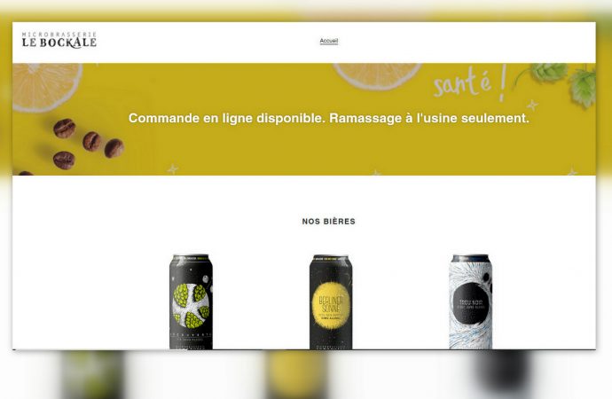 Une plateforme de vente en ligne créée en 4 jours pour la Microbrasserie Le BockAle
