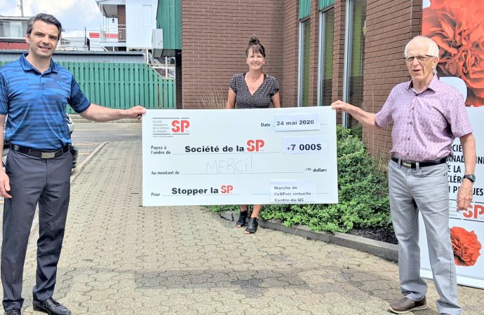 La Marche de l’espoir virtuelle a permis de ramasser plus de 7 000 $ pour la région et la recherche