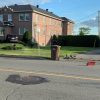 Une conductrice percute un immeuble de la rue Rocheleau à Drummondville